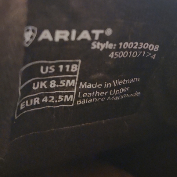 Ariat Brown Leather Slip-On Loafers - Women's - Picture 7 of 7